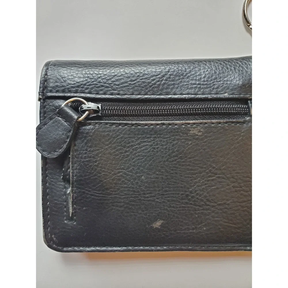 Liz Claiborne Black Small Change Accessory Keychain Wallet